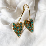 ALOFA Emerald Heart Charms