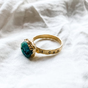 I CAN AND I WILL Affirmation Ring
