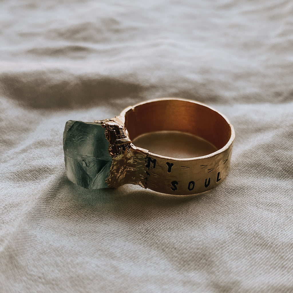 CAN'T BREAK MY SOUL Affirmation Ring